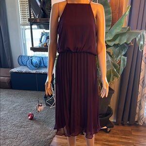 Elegant Purple Women's Dress